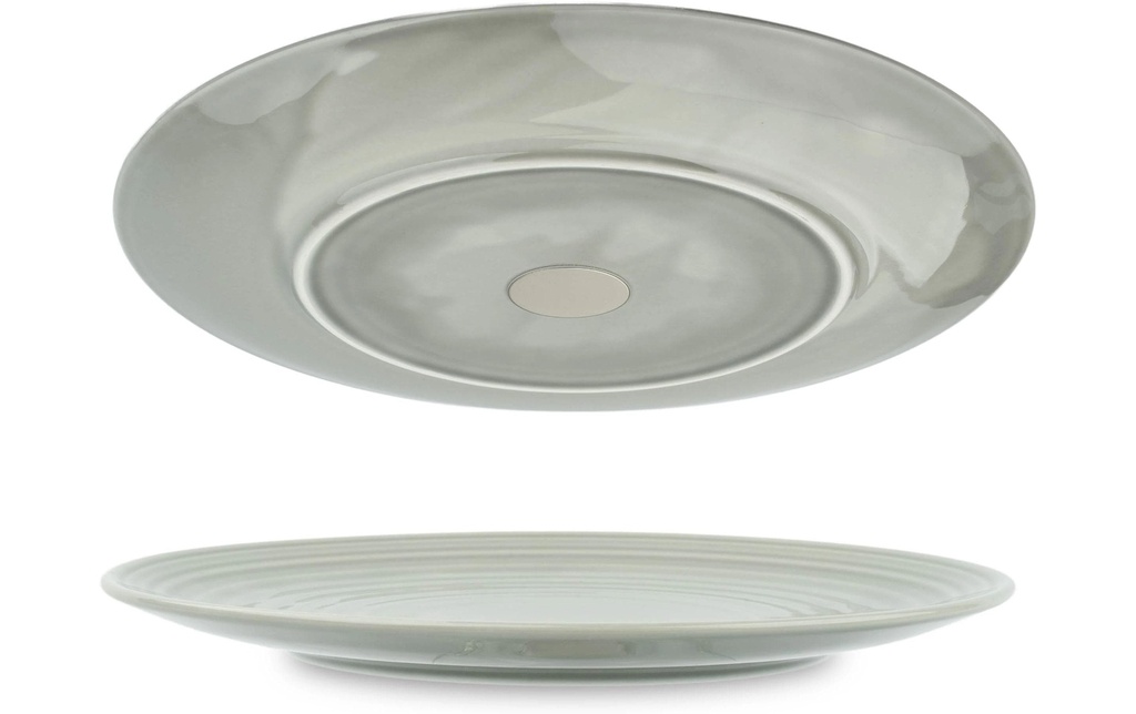 Silwy Assiette magnétique en porcelaine ASH 23 cm