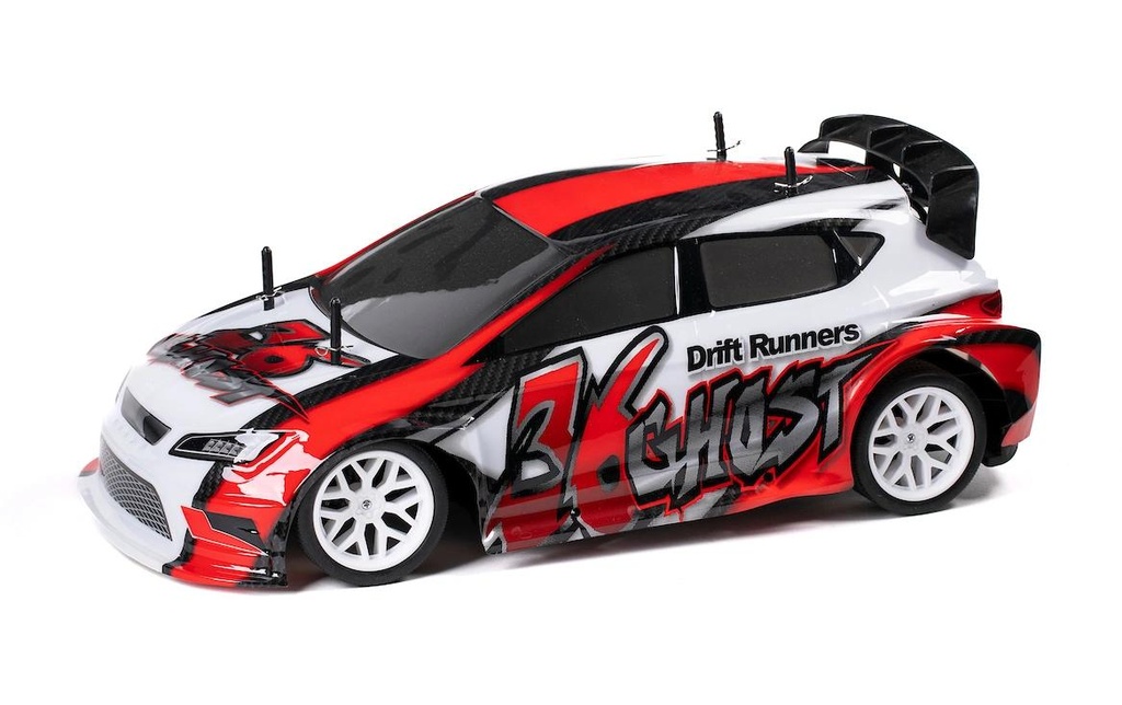 TEC-TOY RC Voiture de rallye Ghost 1:10 Rouge