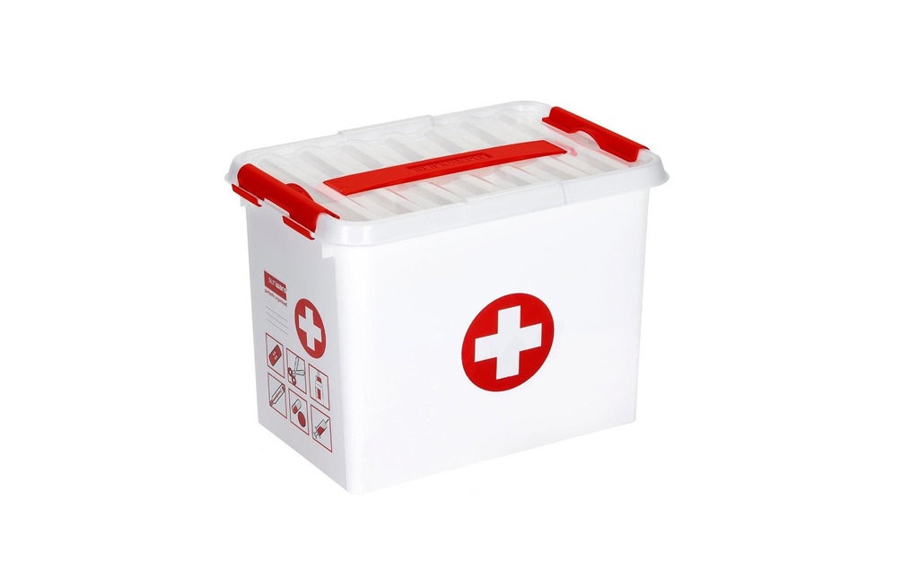 Sigma Home Boîte de premiers secours 9 l Blanc