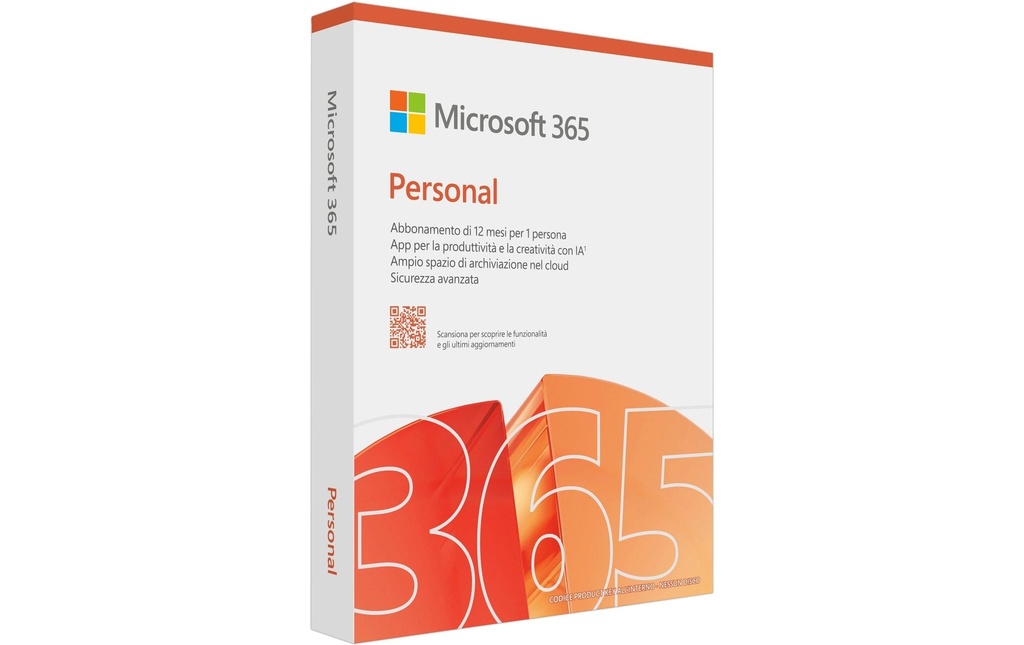 Microsoft 365 Personal Boîte, 1 Utilisateur, Italien