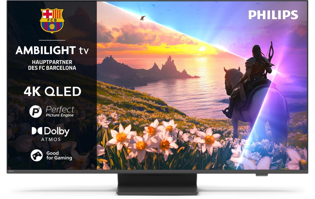 Philips TV 55PUS8600/12 55 4K QLED Ambilight TV, 2025