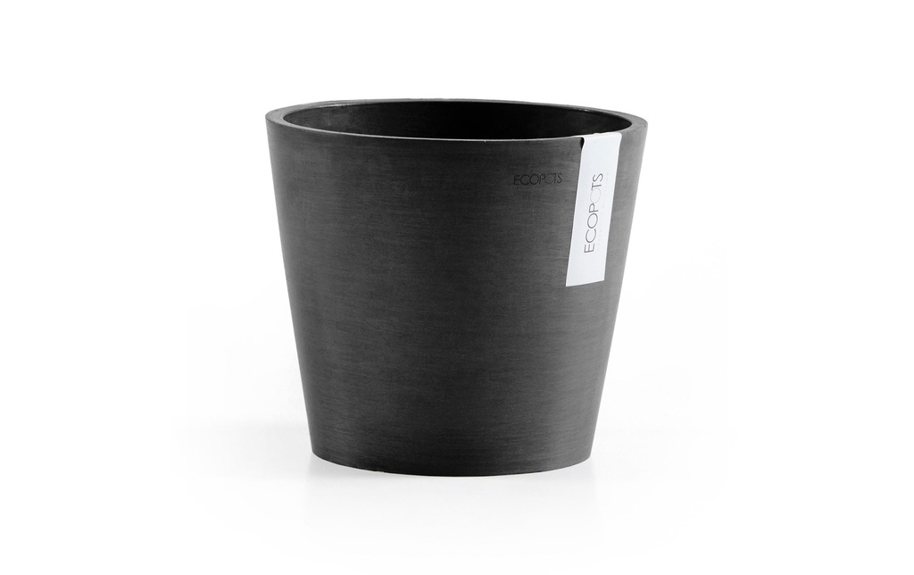 Ecopots Pot à fleur Amsterdam 20, Gris foncé