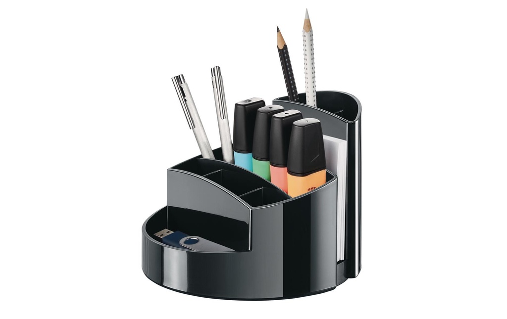 HAN Pot à crayons Noir