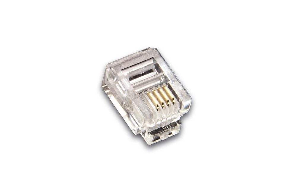 Wirewin Prise modulaire RJ-11, 6P/4C, paquet de 100