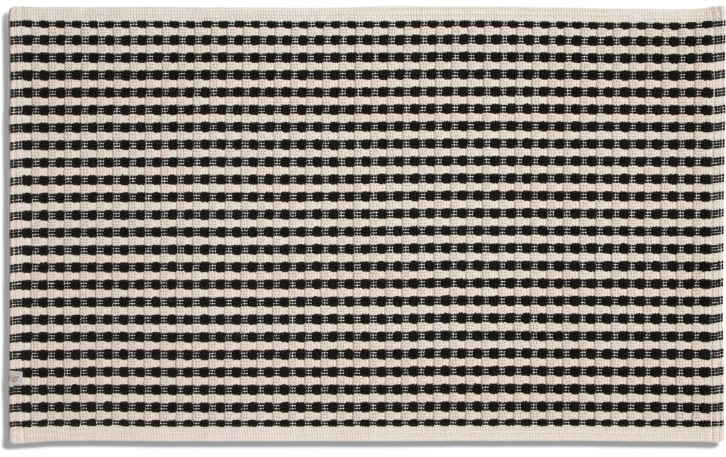 Möve Tapis de bain Nouveau patrimoine 60 x 100 cm, Nature/Black