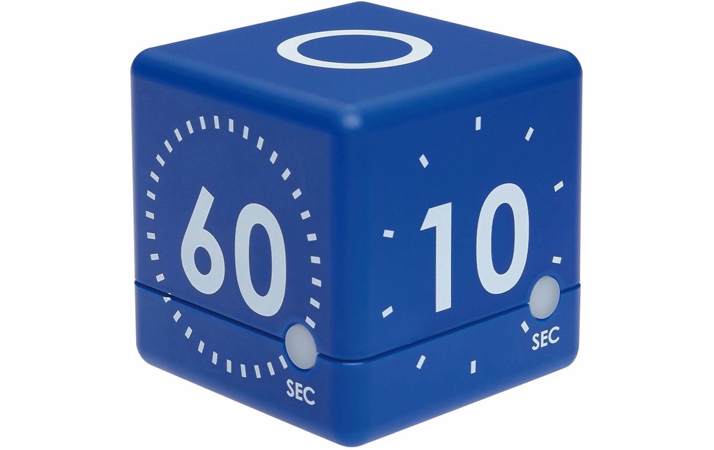 TFA Dostmann Minuteur de cuisine Cube Bleu