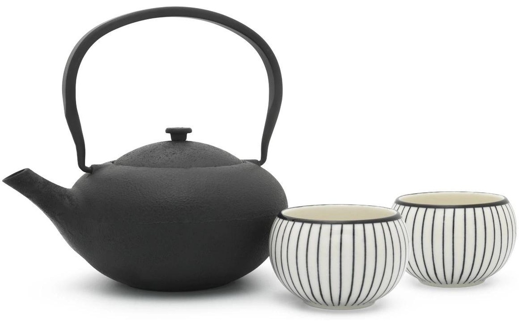 Bredemeijer Théière Shanxi 1.0 litre, 2 tasses incluses