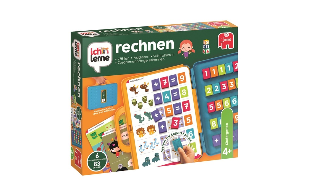 Jumbo Jeux d’enfant Ich lerne Rechnen
