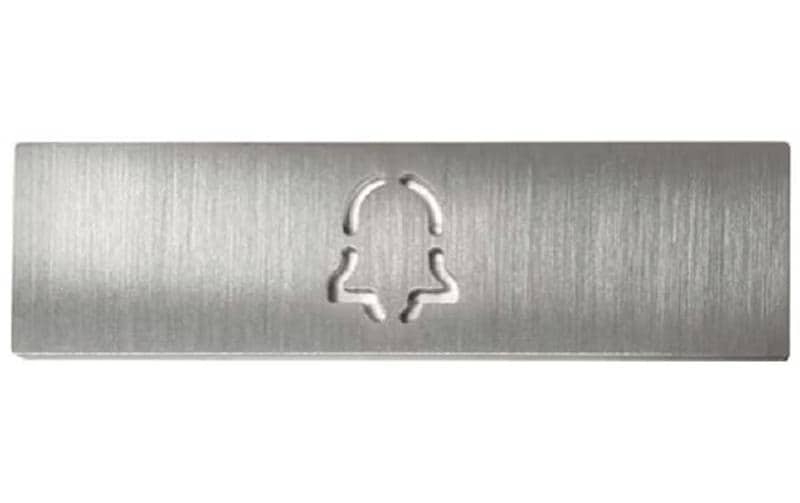 Doorbird Plaque nominative Cloche pour D11x Bouton d'appel Acier inoxydable V4A