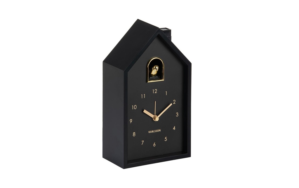 KARLSSON Réveil Modern Cuckoo Oro Black