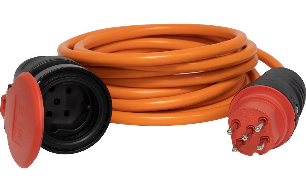 Brennenstuhl Câble de prolongation 5 m T15 - T15 Orange