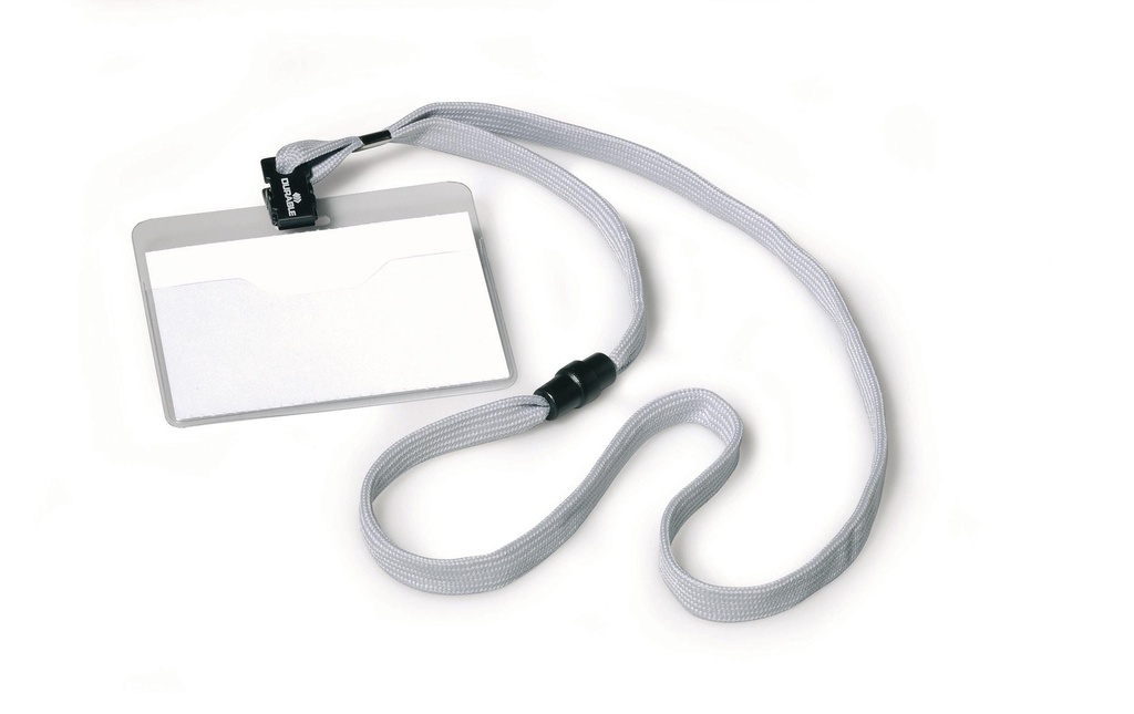 DURABLE Porte-carte 60 x 90 mm 10 pièces, Gris