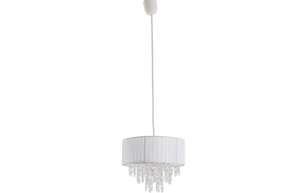 Näve Lampe suspendue «Kristallo» Blanc