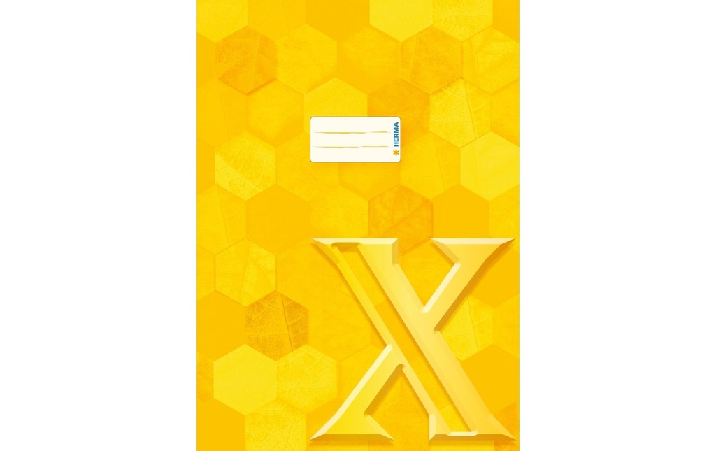 HERMA Protège-cahier X A4 jaune