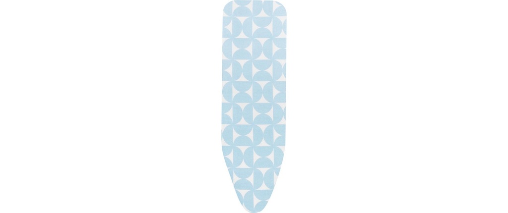 Brabantia Housse de planche à repasser B 124 x 38 cm, Bleu/Blanc