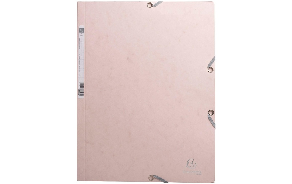 Exacompta Portfolio à ruban élastique A4 Scandi Rose clair