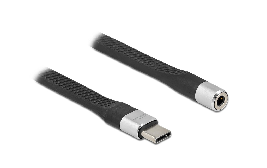 Delock Adaptateur USB Câble plat FPC Connecteur USB C - Jack 3,5 mm