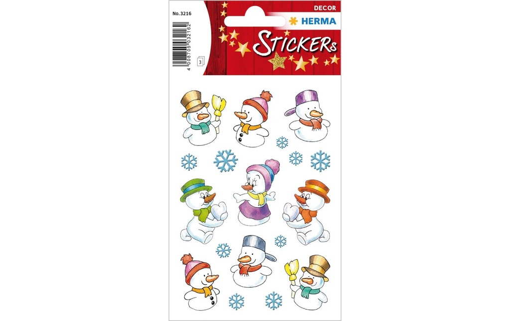 HERMA N'Sticker Decor bonhom.de neig (3 pces)