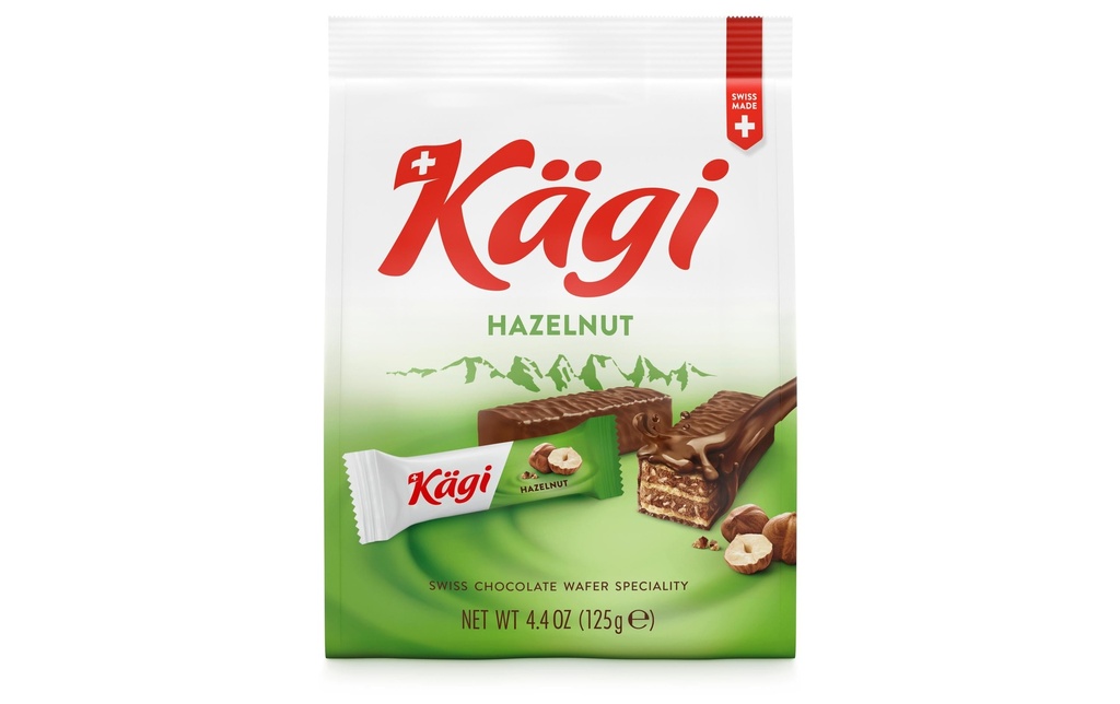 Kägi fret Barres de chocolat Minis Hazelnut 125 g