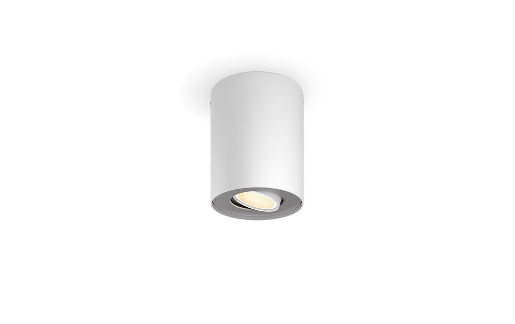 Philips Hue White Ambiance Pillar Spot unique, extension de l'installation GU10, blanc