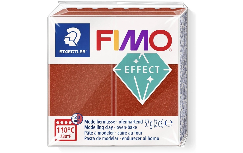 Fimo Matière à modeler Soft Cuivre métallisé