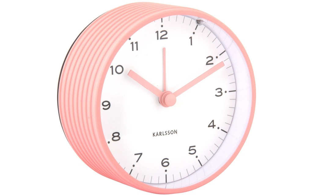 KARLSSON Réveil classique Circus Rings Flamingo pink