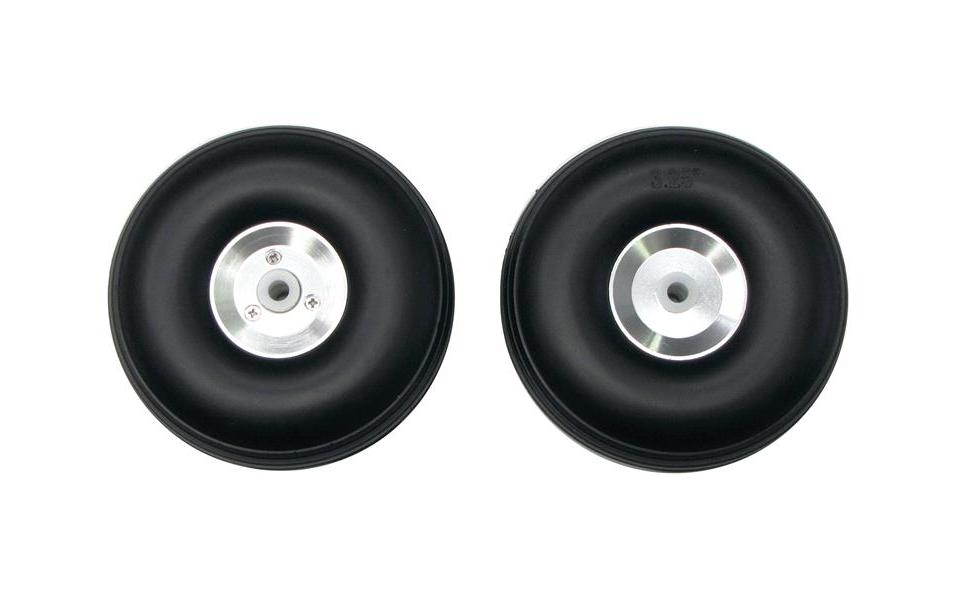OEM Roue de modèle réduit d'avion avec jante en aluminium 83 mm, 2 pièces