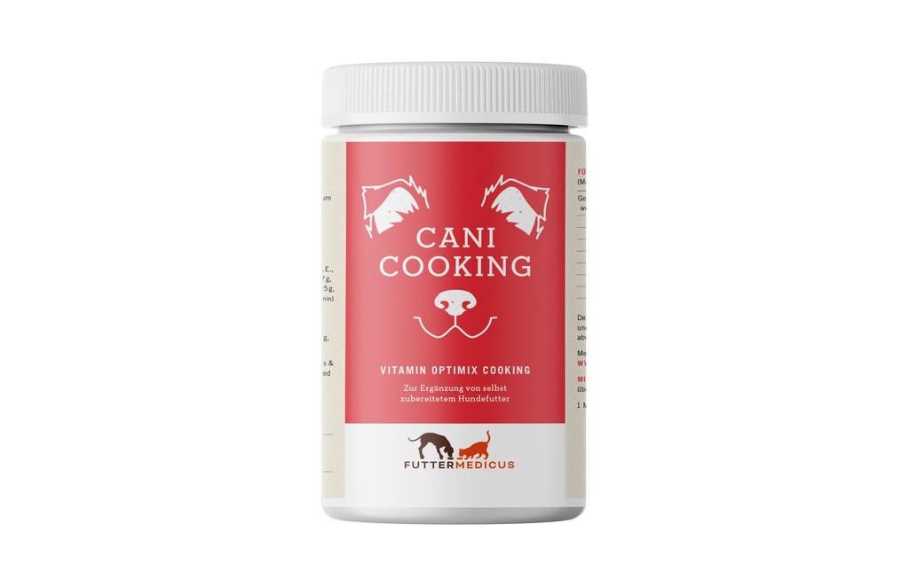 Futtermedicus Supplément alimentaire pour chiens Optimix Cani Cooking, 500 g