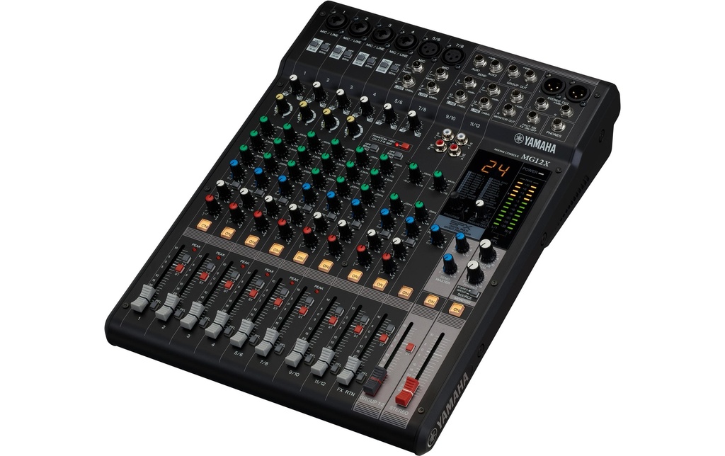 Yamaha Table de mixage MG12X - 12 canaux, analogique