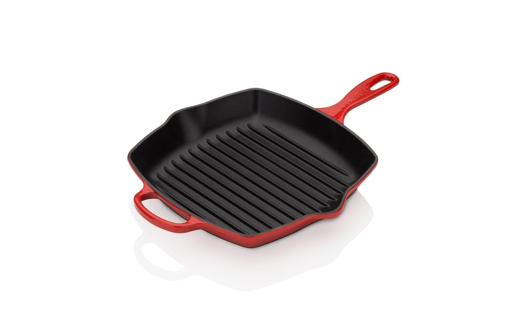 Le Creuset Poêle pour barbecue Signature 26 cm, Rouge