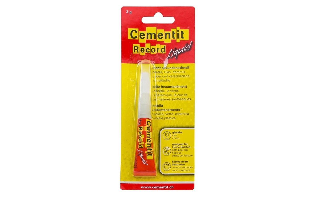 CEMENTIT Colle rapide Record Liquid (3 pces)