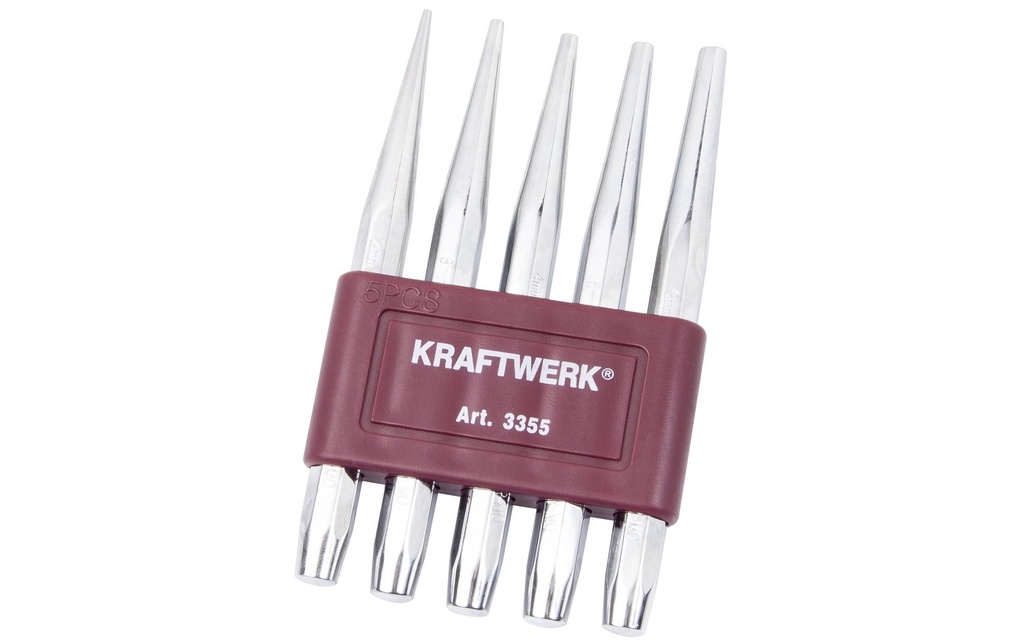 Kraftwerk Jeux de poinçons 2-6 mm 5-pièces