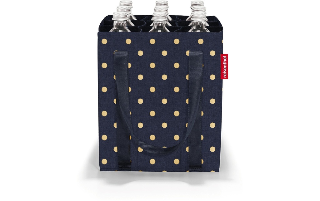 Reisenthel Sac à bouteilles Metallic Dots Blue
