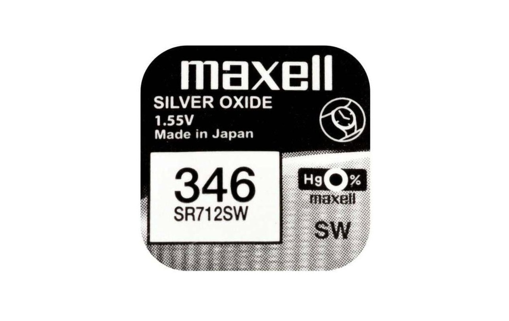 Maxell Europe LTD. Pile bouton 346 SR712SW , 10 Pièce/s