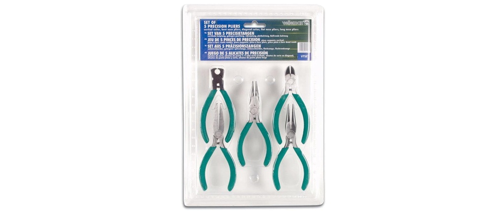 Velleman Jeux de pinces de précision VTSET Set