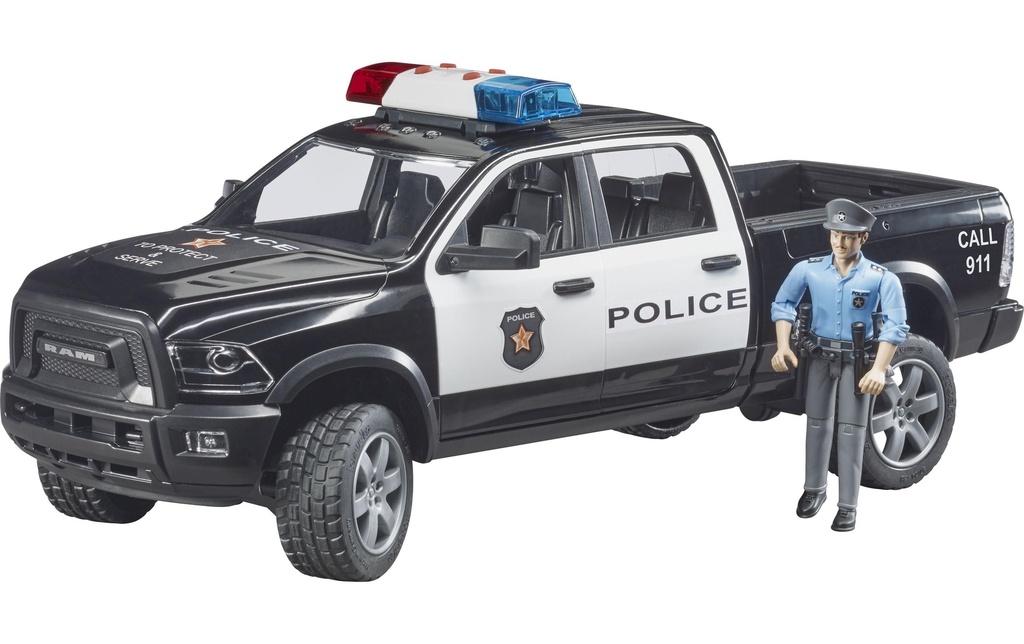 Bruder Spielwaren Camionnette de police avec policier
