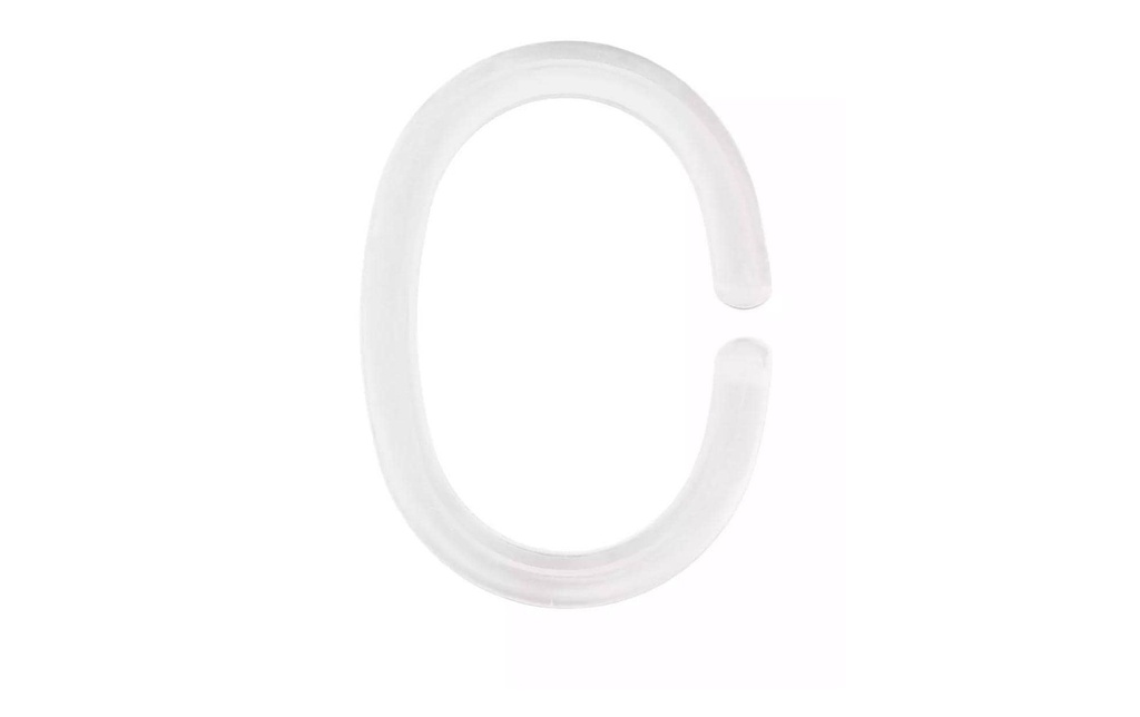 Kleine Wolke Crochets pour rideau de douche 5 cm, 12 pièces, blanc