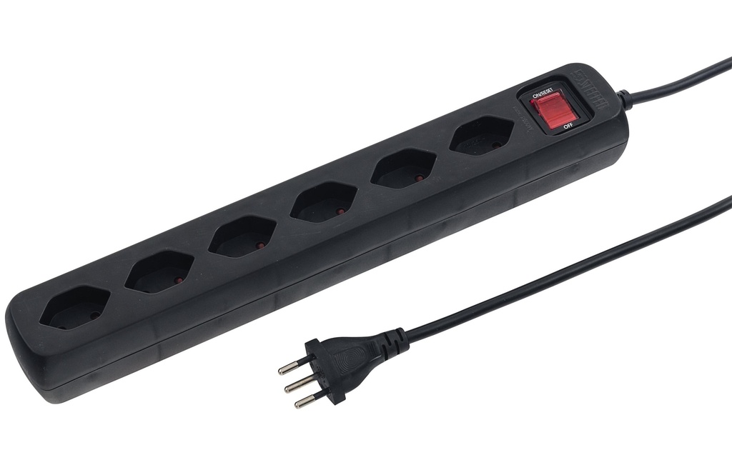 STEFFEN Bloc multiprises POWER EASY 6x T13 se croiser