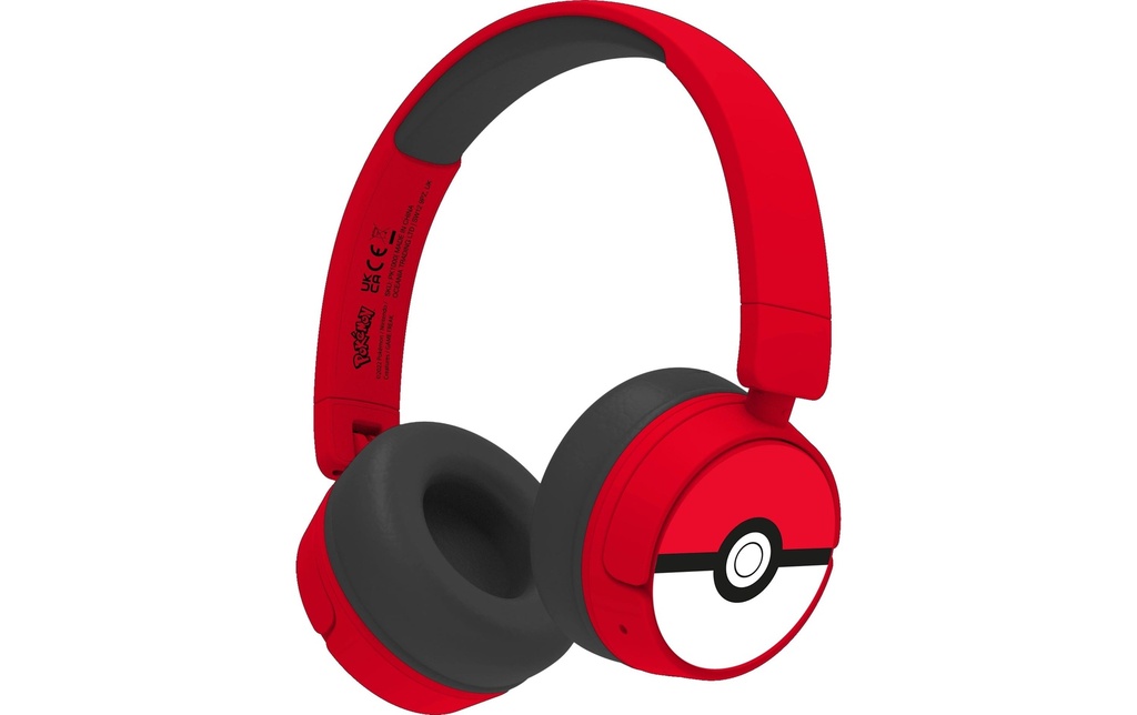 OTL Casques extra-auriculaires Pokémon Poké ball Rouge; Blanc