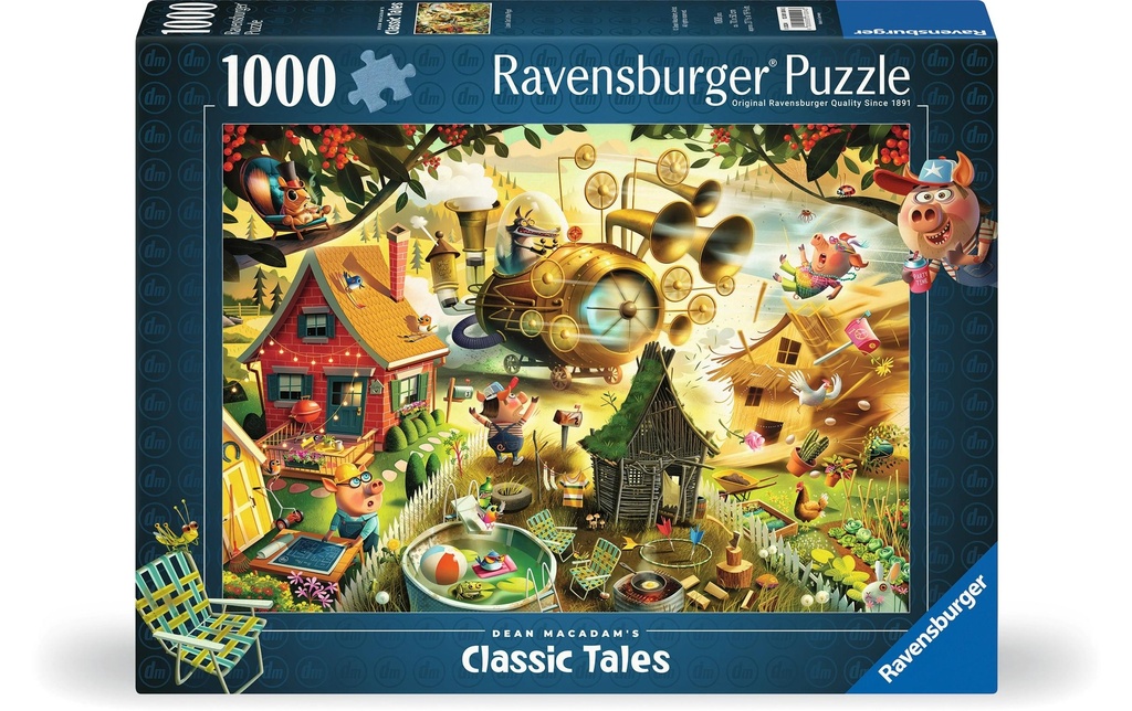 Ravensburger Puzzle Attention, petits cochons! 1000 pièces