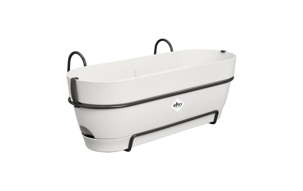 Elho Pot à fleur Vibia Campana Balcon Allin1 50 cm Blanc