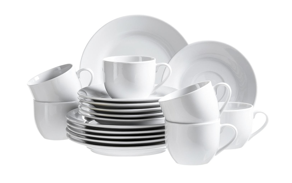 Mäser Service de café Young 18 pièces, blanc