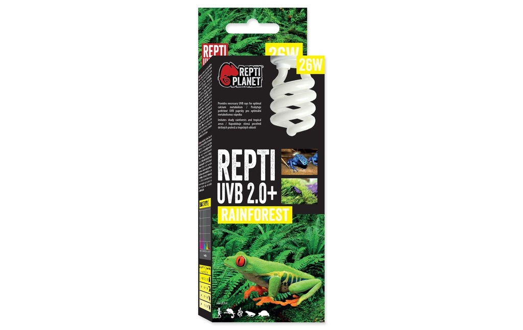 Repti Planet Lampe pour terrarium Ampoule économique 2.0 26 W