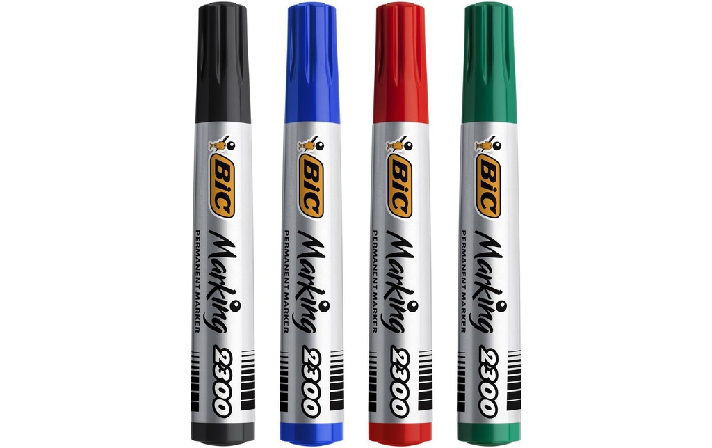 BIC Marqueurs perm.Eco 2300 ass. (4 pces)