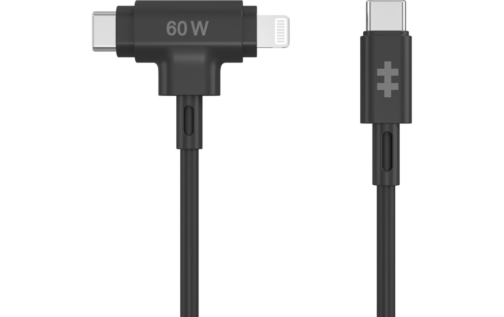 HYPER Câble chargeur USB Hybrid-Silicone USB-C - Lightning 1.5 m