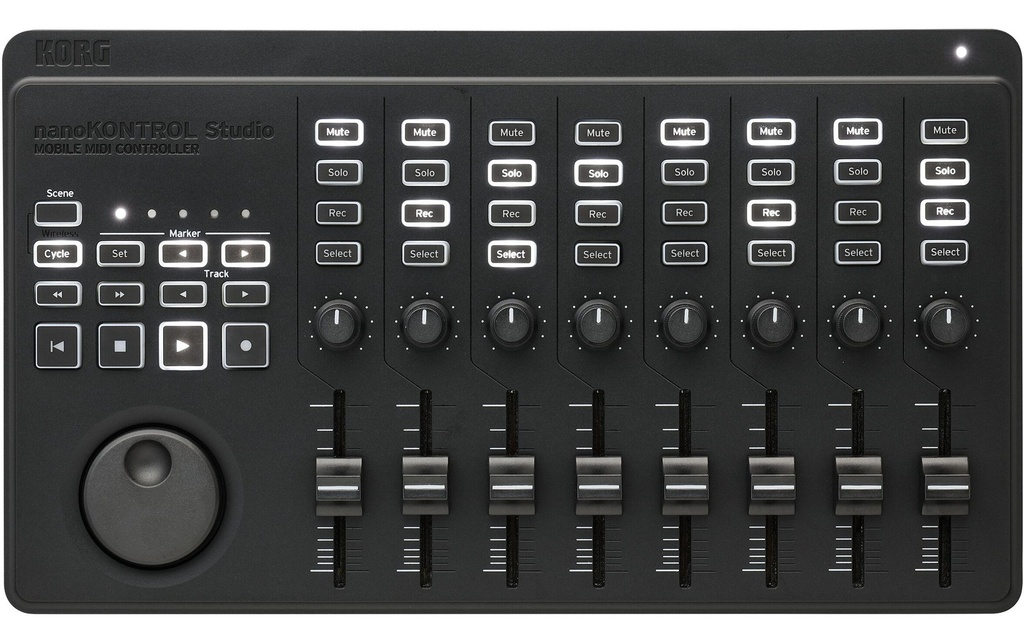 Korg Contrôleur de fader nanoKONTROL Studio - 8 Faders