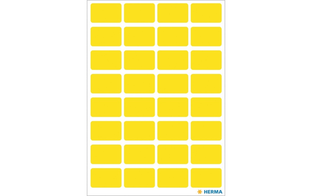 HERMA Etiquettes Vario 12x19mm jaune (5 pces)
