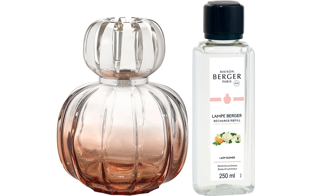 Maison Berger Lampe aromatique + Lady Flower 370 ml, Rose