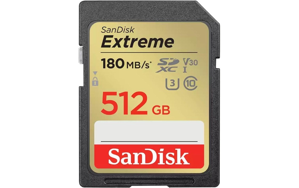 SanDisk Carte SDXC Extreme 512 GB