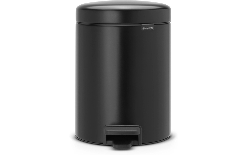Brabantia Poubelle cosmétique NewIcon 5 l, Matt Black